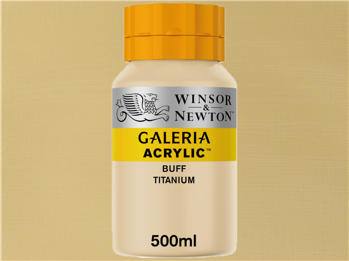 WINSOR & NEWTON GALERIA 500ML BUFF TITANIUM 1