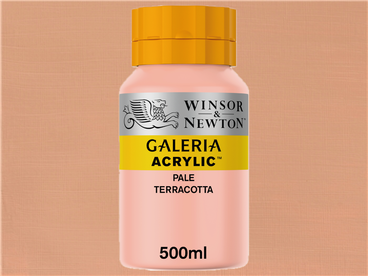 WINSOR & NEWTON GALERIA 500ML 437 TERRACOTTA HELL 1