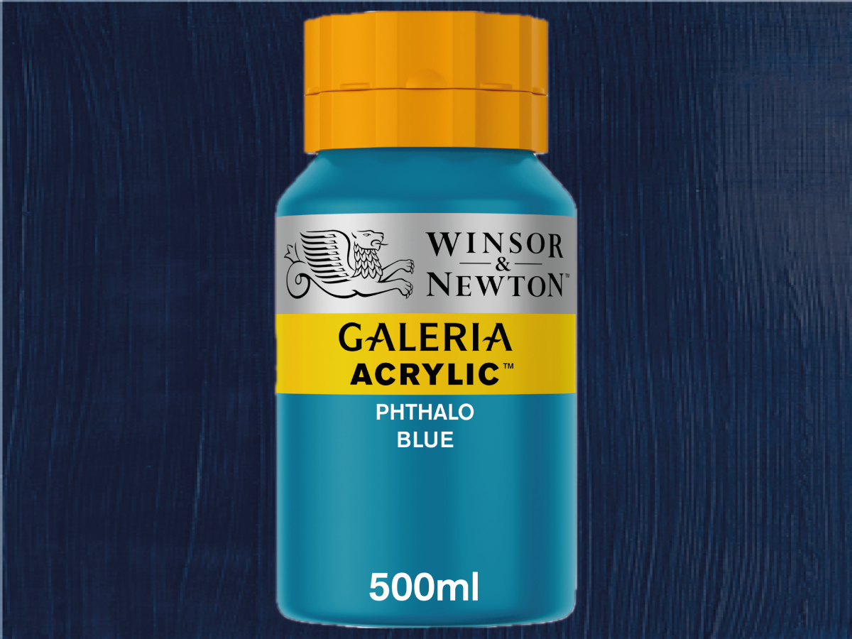 WINSOR & NEWTON GALERIA 500ML 516 PHTHALO BLAU 1