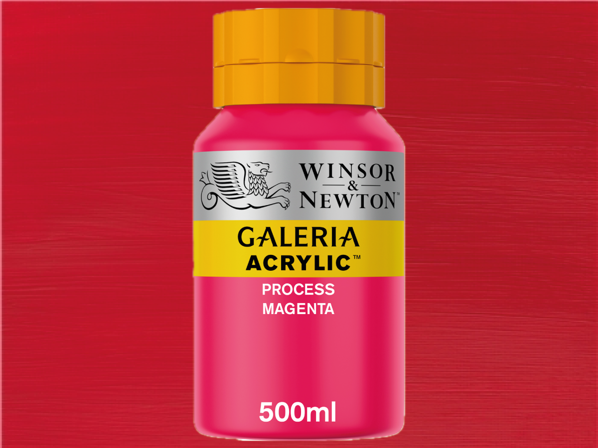 WINSOR & NEWTON GALERIA 500ML 533 PROZESS MAGENTA 1