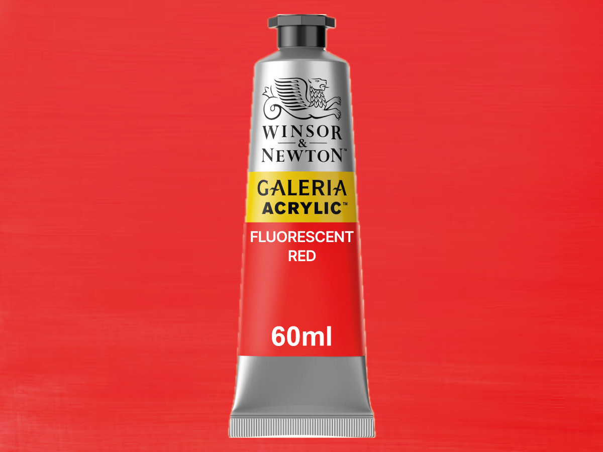 WINSOR & NEWTON GALERIA  ACRYLFARBE 60ML 462 FLUOR RED 1