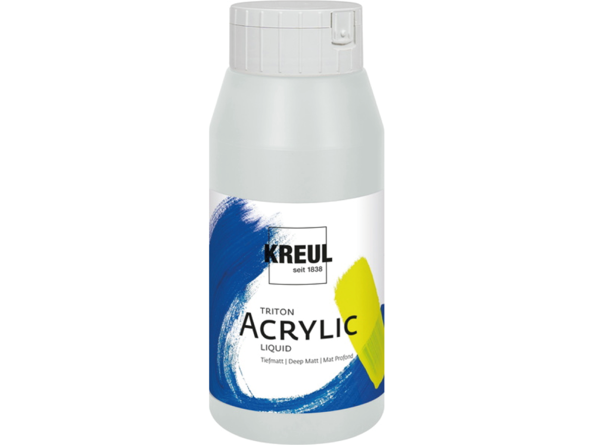 KREUL TRITON ACRYLIC LIQUID 750ML 029 SILBER 1
