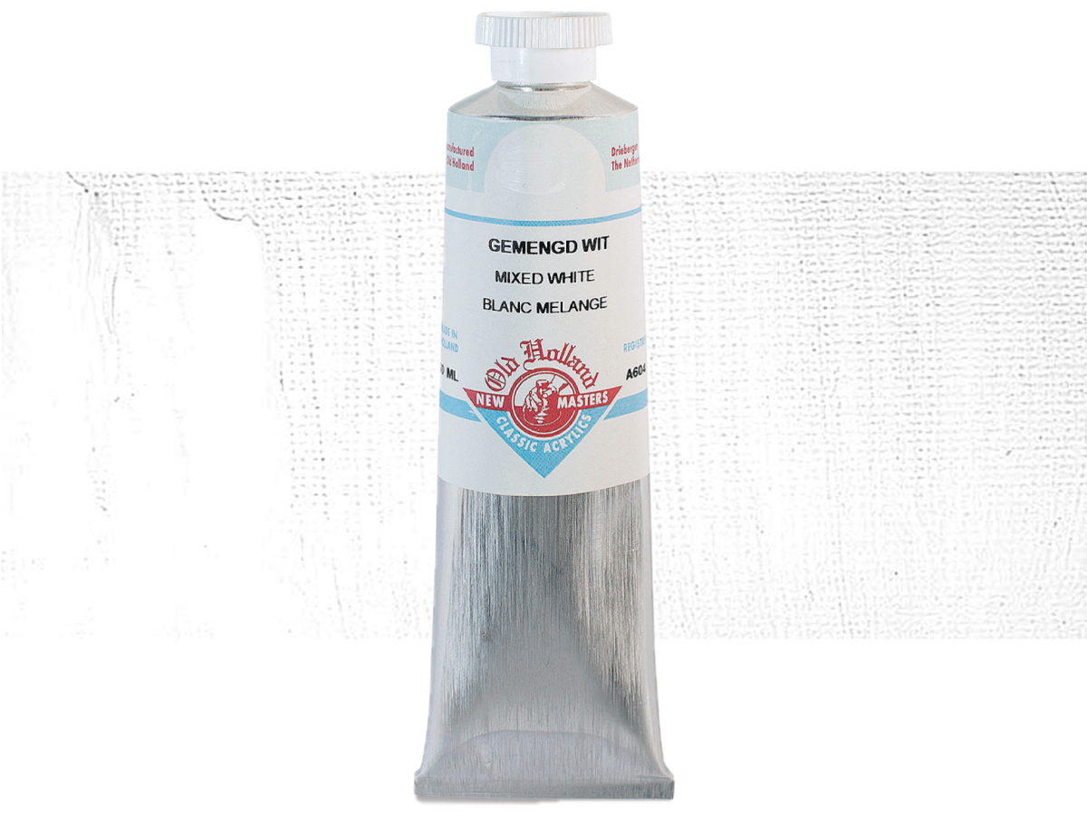 OLD HOLLAND NEW MASTERS ACRYL 60ML SERIE A MIXED WHITE 604 1