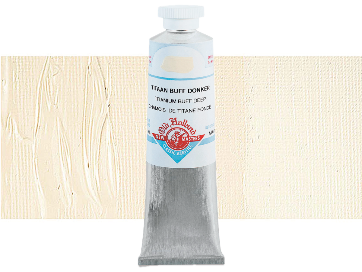 OLD HOLLAND NEW MASTERS ACRYL 60ML SERIE A TITANIU BUFF DEEP 607 1