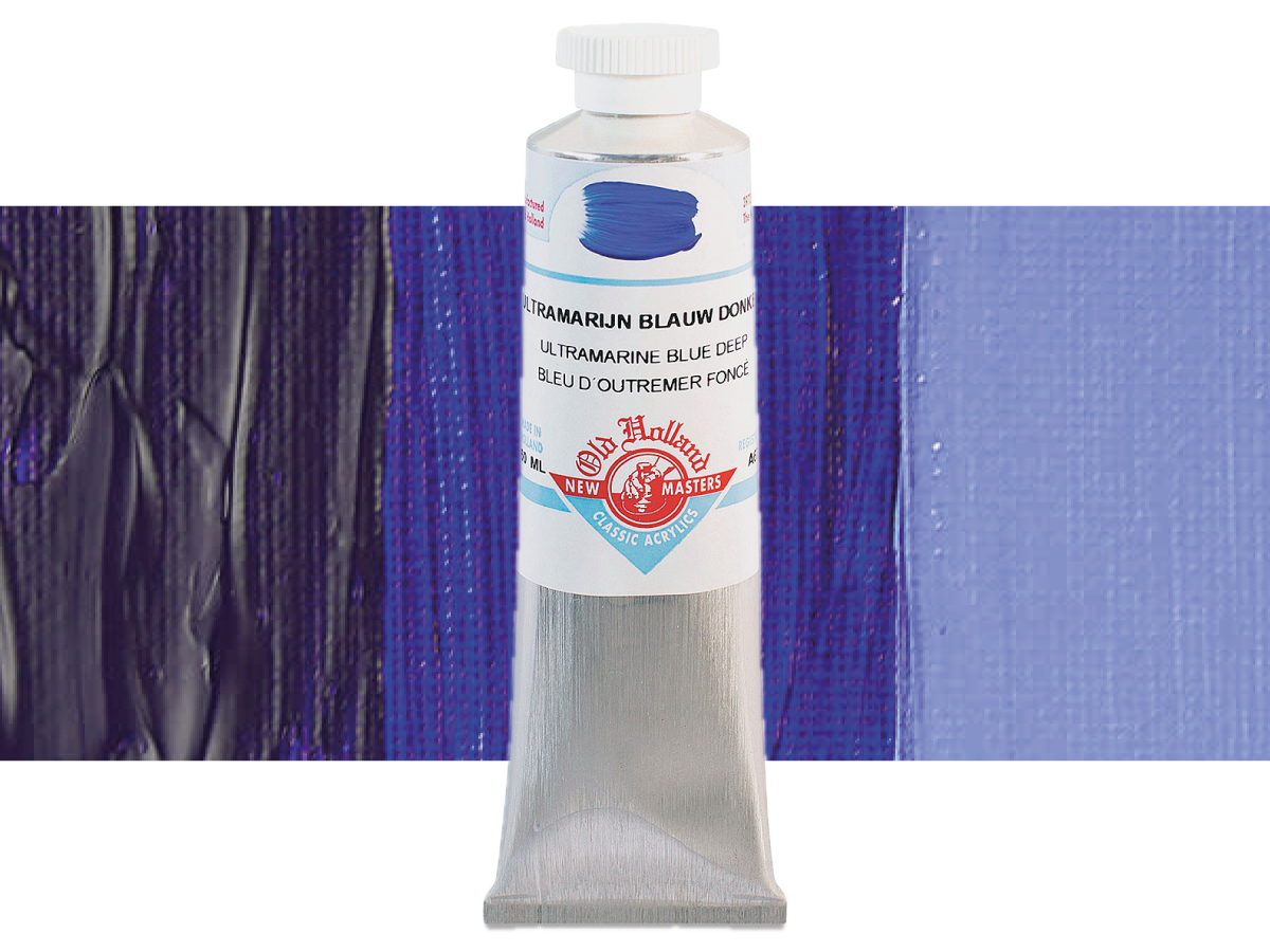 OLD HOLLAND NEW MASTERS ACRYL 60ML SERIE A ULTRAMARINE BLUE DEEP 671 1