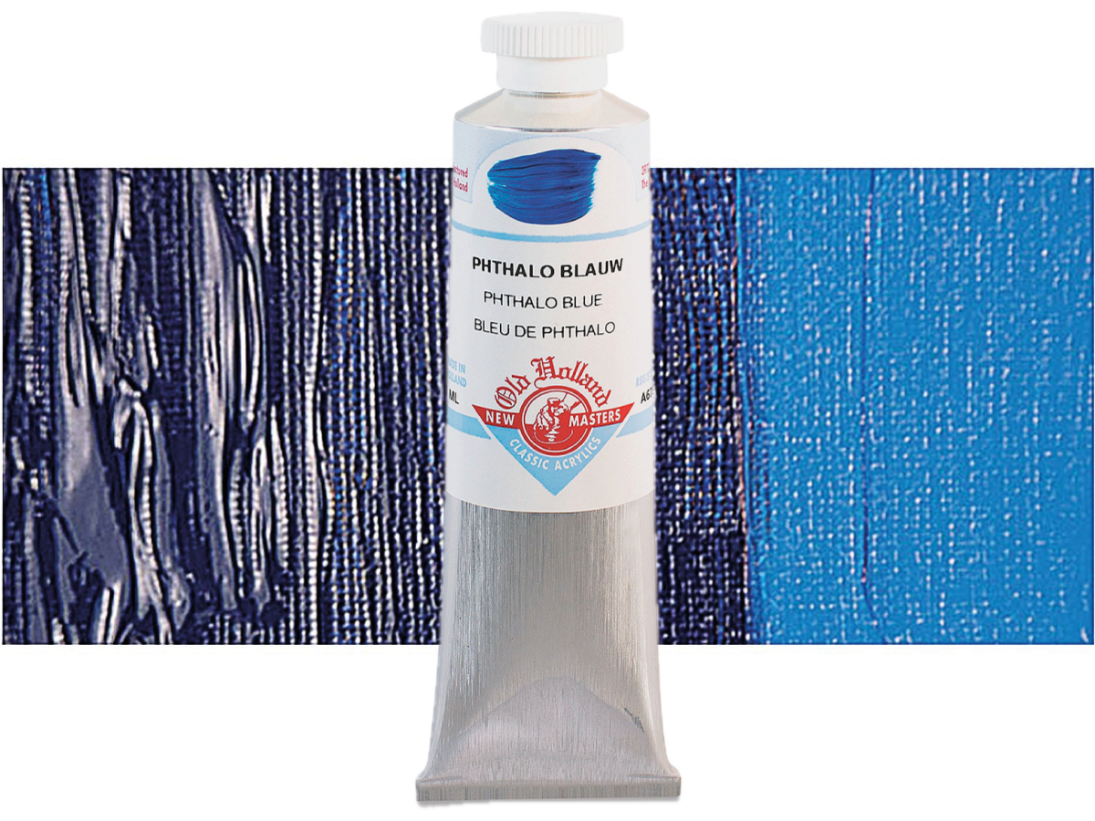 OLD HOLLAND NEW MASTERS ACRYL 60ML SERIE A PHTHALO BLUE 679 1