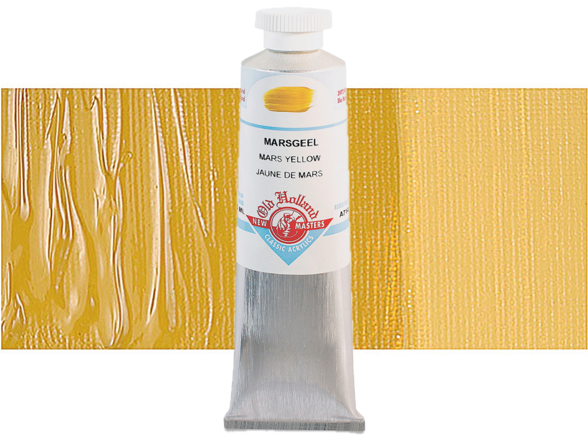 OLD HOLLAND NEW MASTERS ACRYL 60ML SERIE A MARS YELLOW 714 1