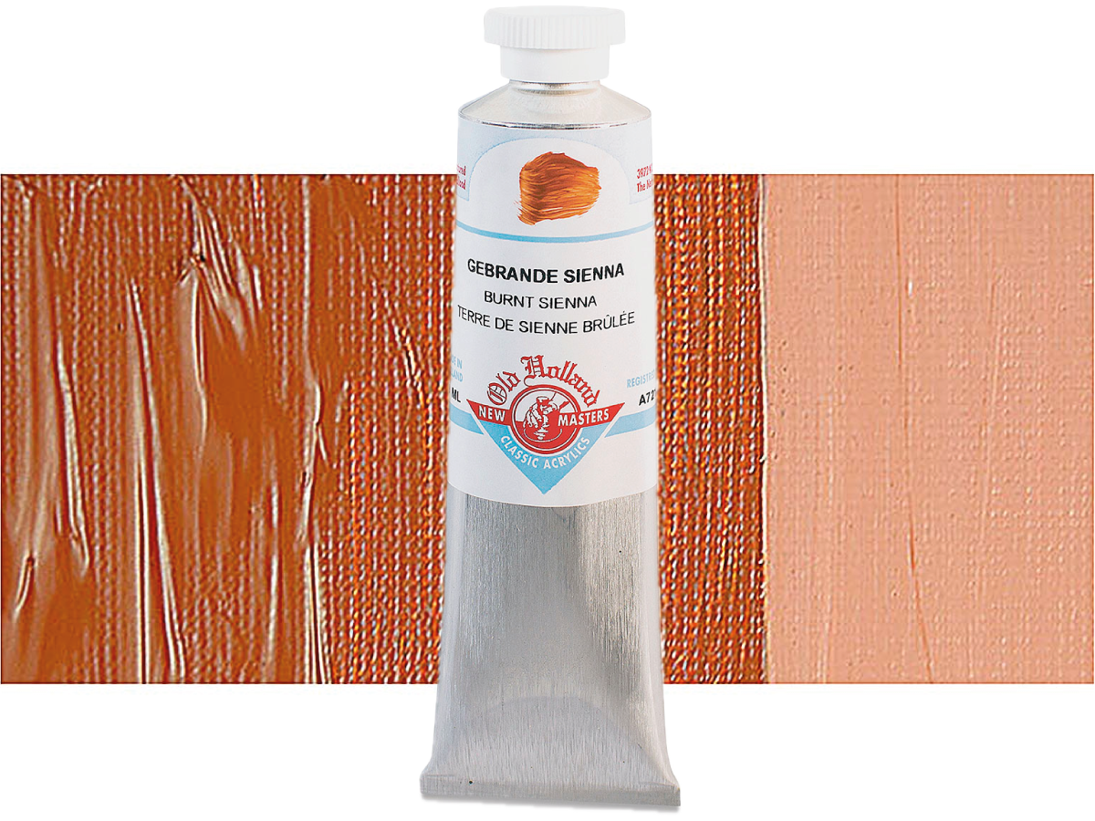 OLD HOLLAND NEW MASTERS ACRYL 60ML SERIE A BURNT SIENNA 721 1