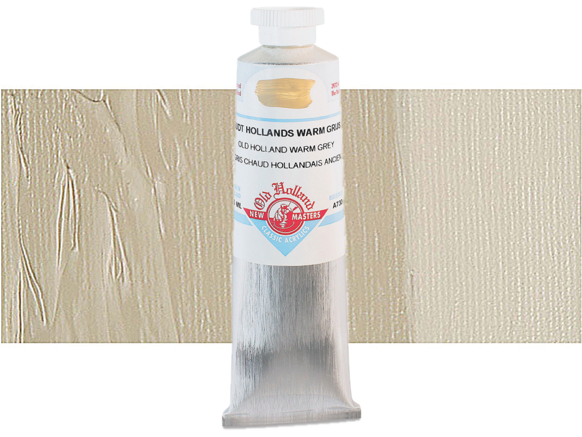 OLD HOLLAND NEW MASTERS ACRYL 60ML SERIE A WARM GREY 730 1