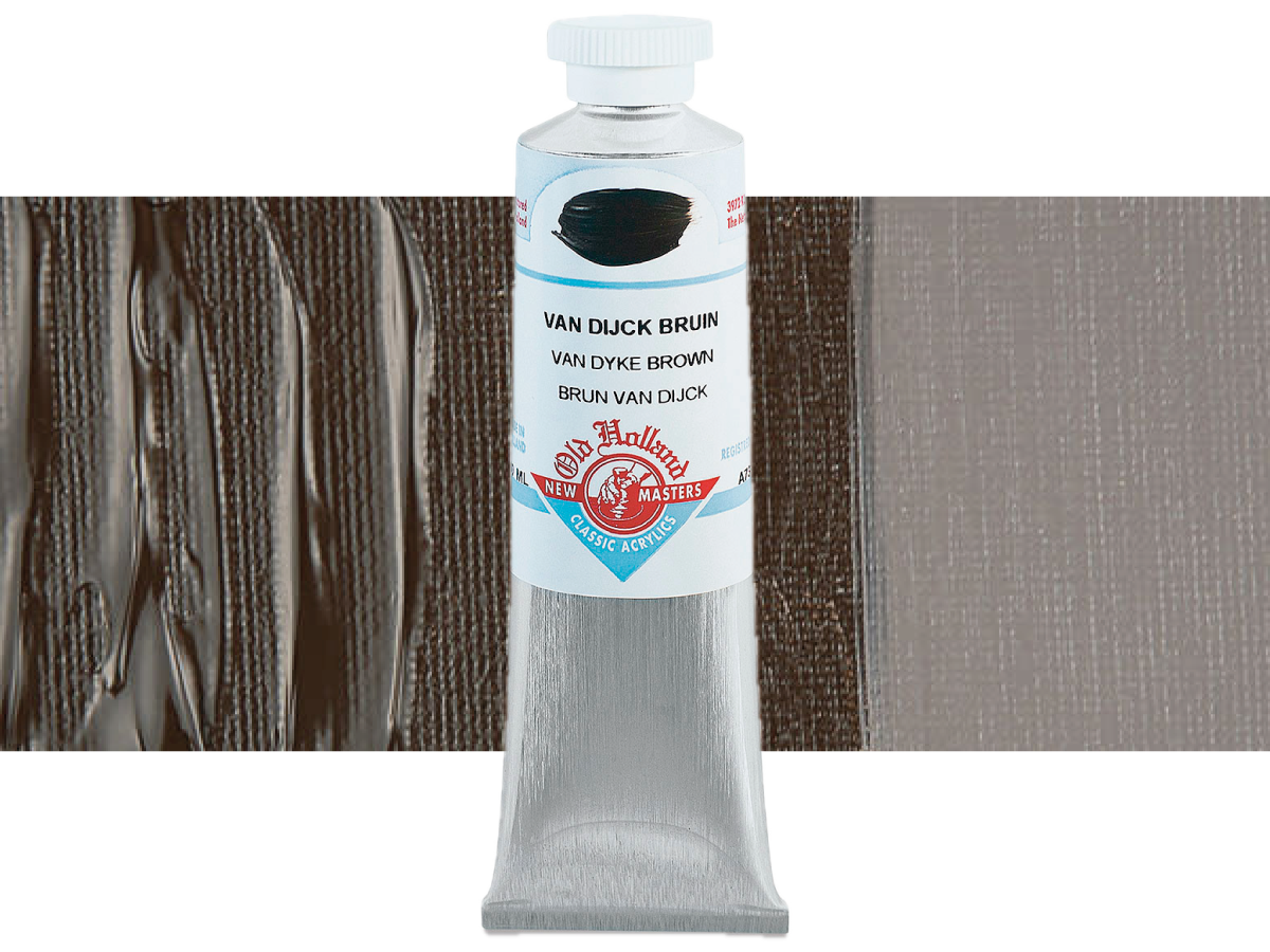 OLD HOLLAND NEW MASTERS ACRYL 60ML SERIE A VAN DYKE BROWN 731 1