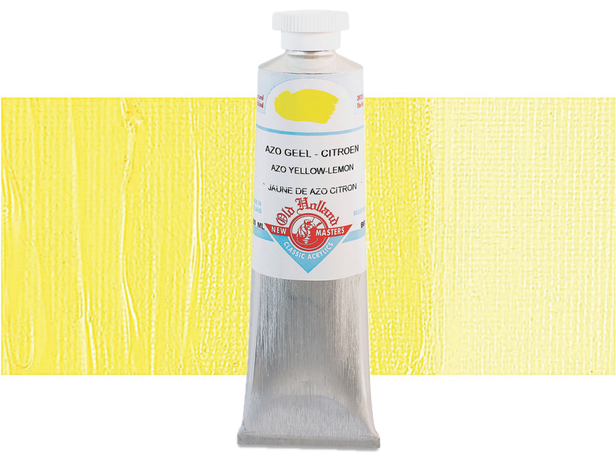 OLD HOLLAND NEW MASTERS ACRYL 60ML SERIE B AZO YELLOW LEMON 620 1