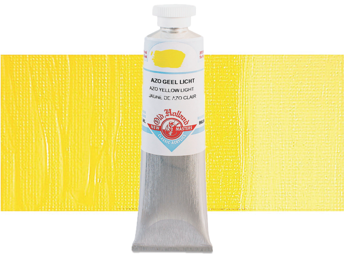 OLD HOLLAND NEW MASTERS ACRYL 60ML SERIE B AZO YELLOW LIGHT 624 1