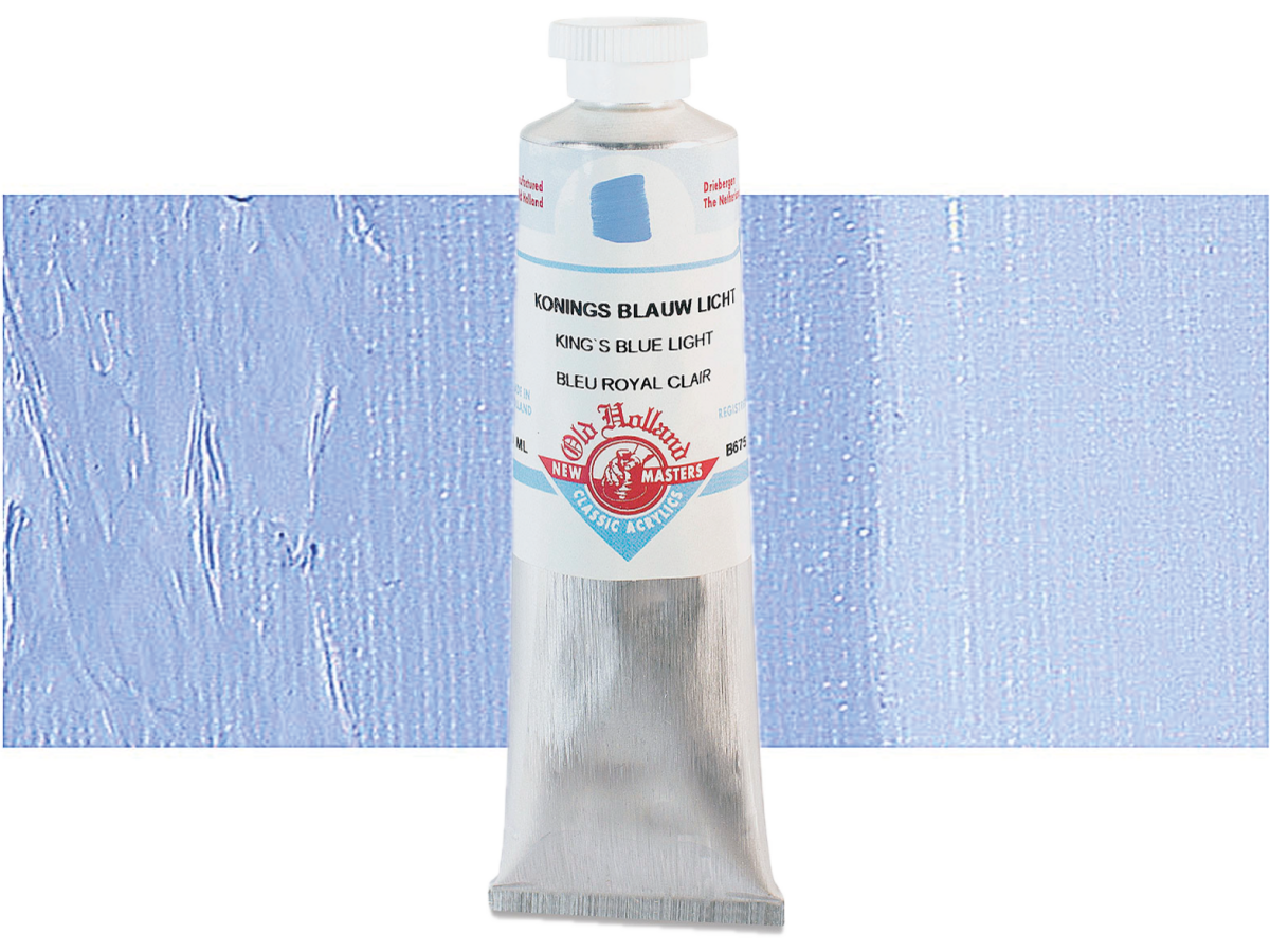 OLD HOLLAND NEW MASTERS ACRYL 60ML SERIE B KING'S BLUE LIGHT 675 1