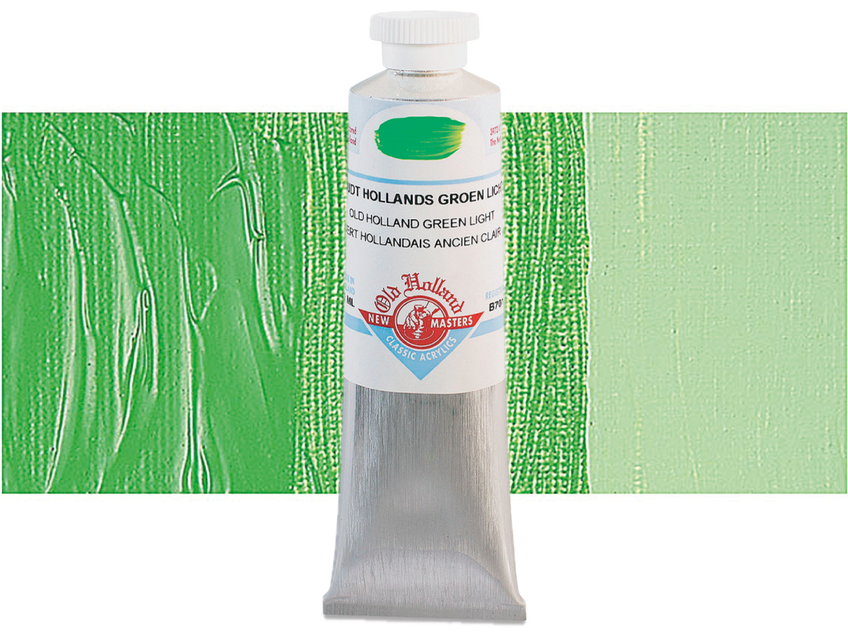 OLD HOLLAND NEW MASTERS ACRYL 60ML SERIE B GREEN LIGHT 701 1