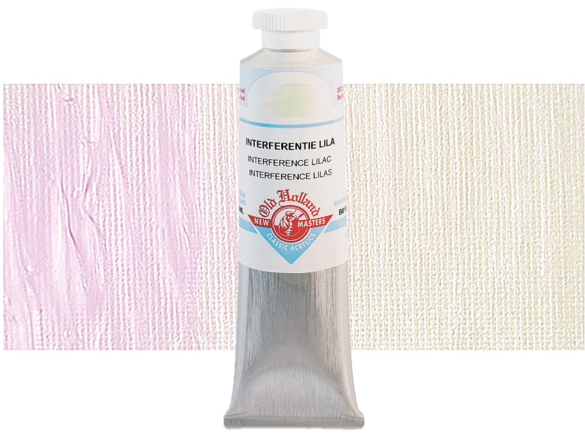 OLD HOLLAND NEW MASTERS ACRYL 60ML SERIE B INTERFERENCE LILAC 818 1