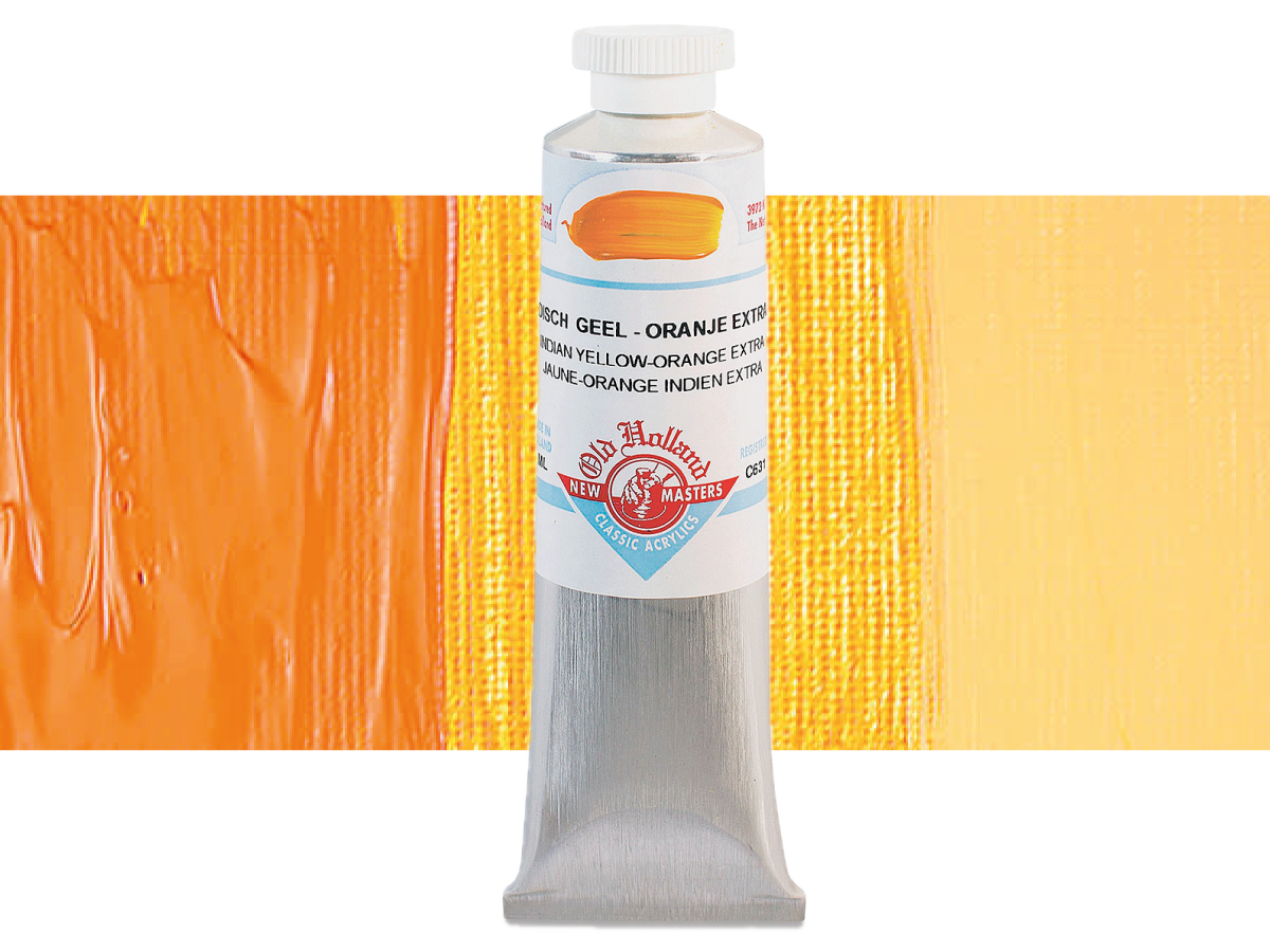 OLD HOLLAND NEW MASTERS ACRYL 60ML SERIE C INDIAN YELLOW-ORANGE EXTRA 631 1