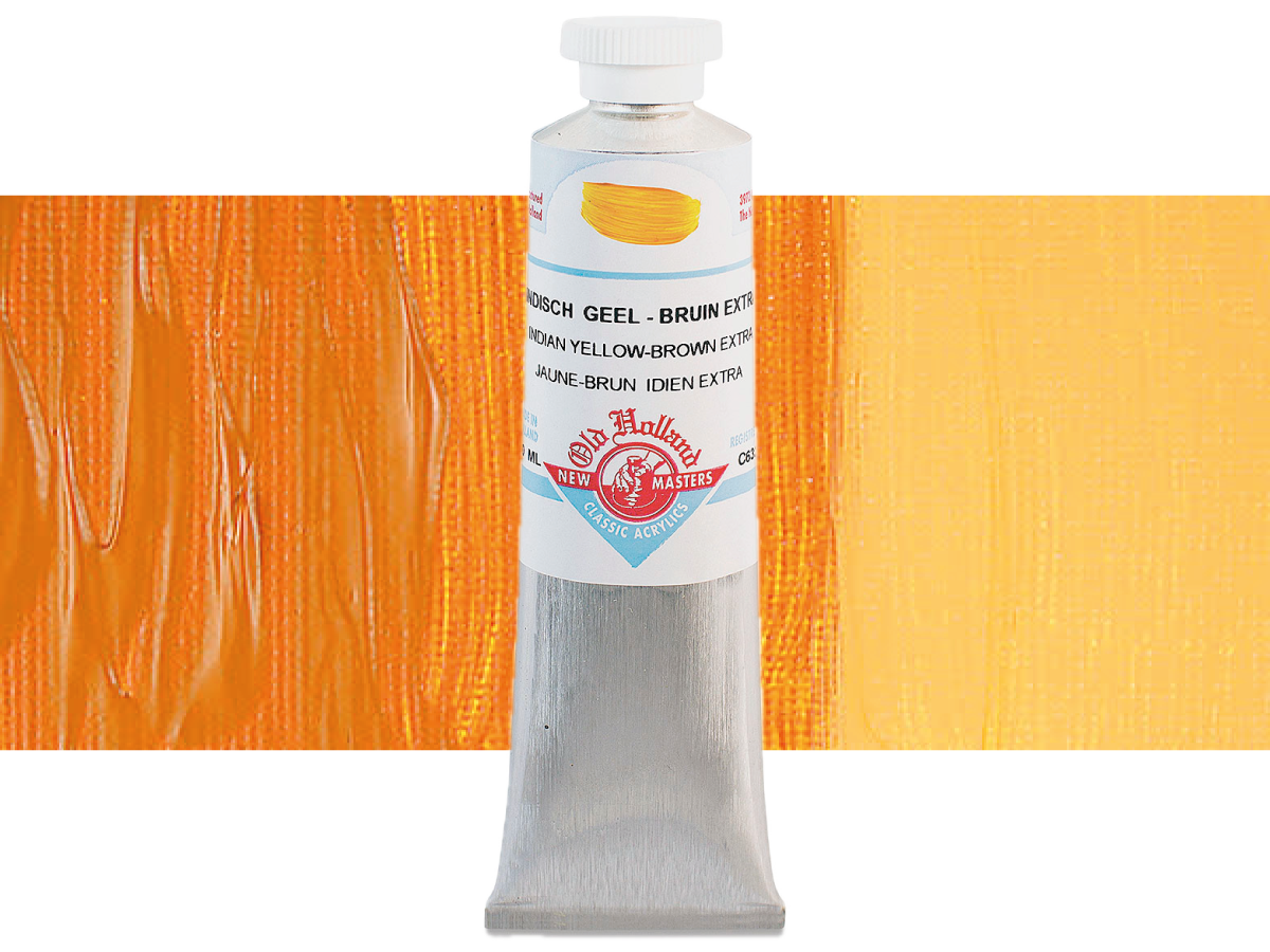 OLD HOLLAND NEW MASTERS ACRYL 60ML SERIE C INDIAN YELLOW-BROWN EXTRA 632 1