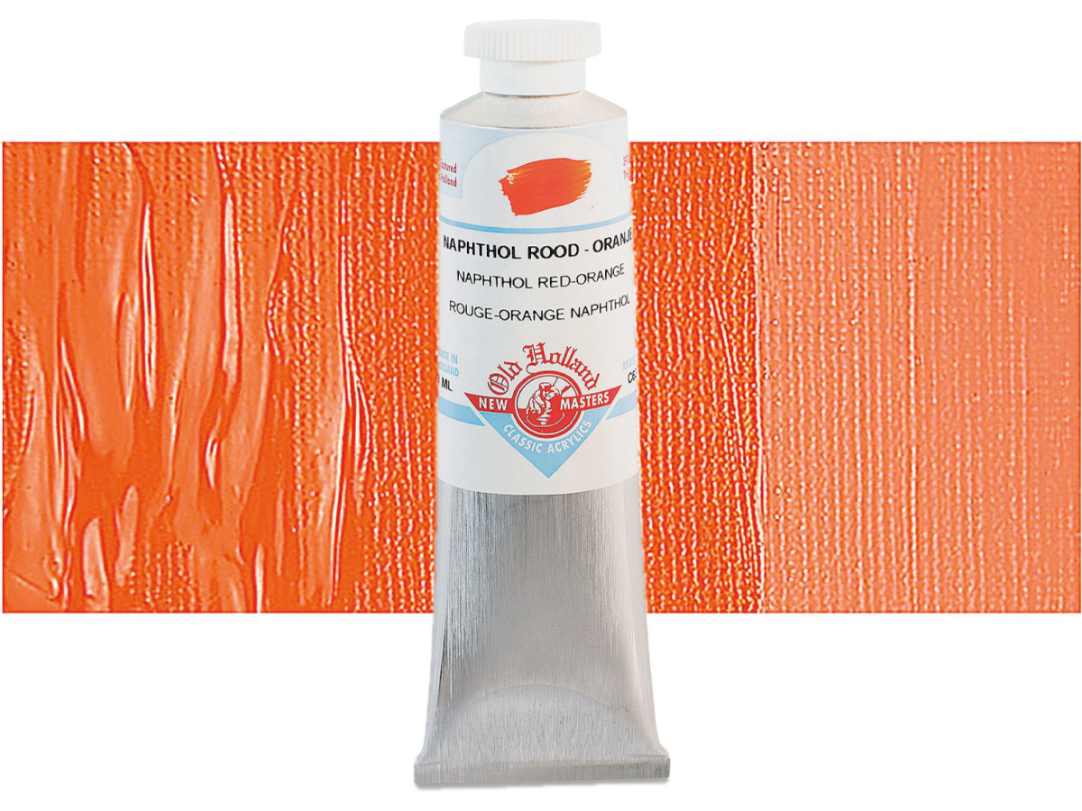 OLD HOLLAND NEW MASTERS ACRYL 60ML SERIE C NAPHTHOL RED-ORANGE 639 1