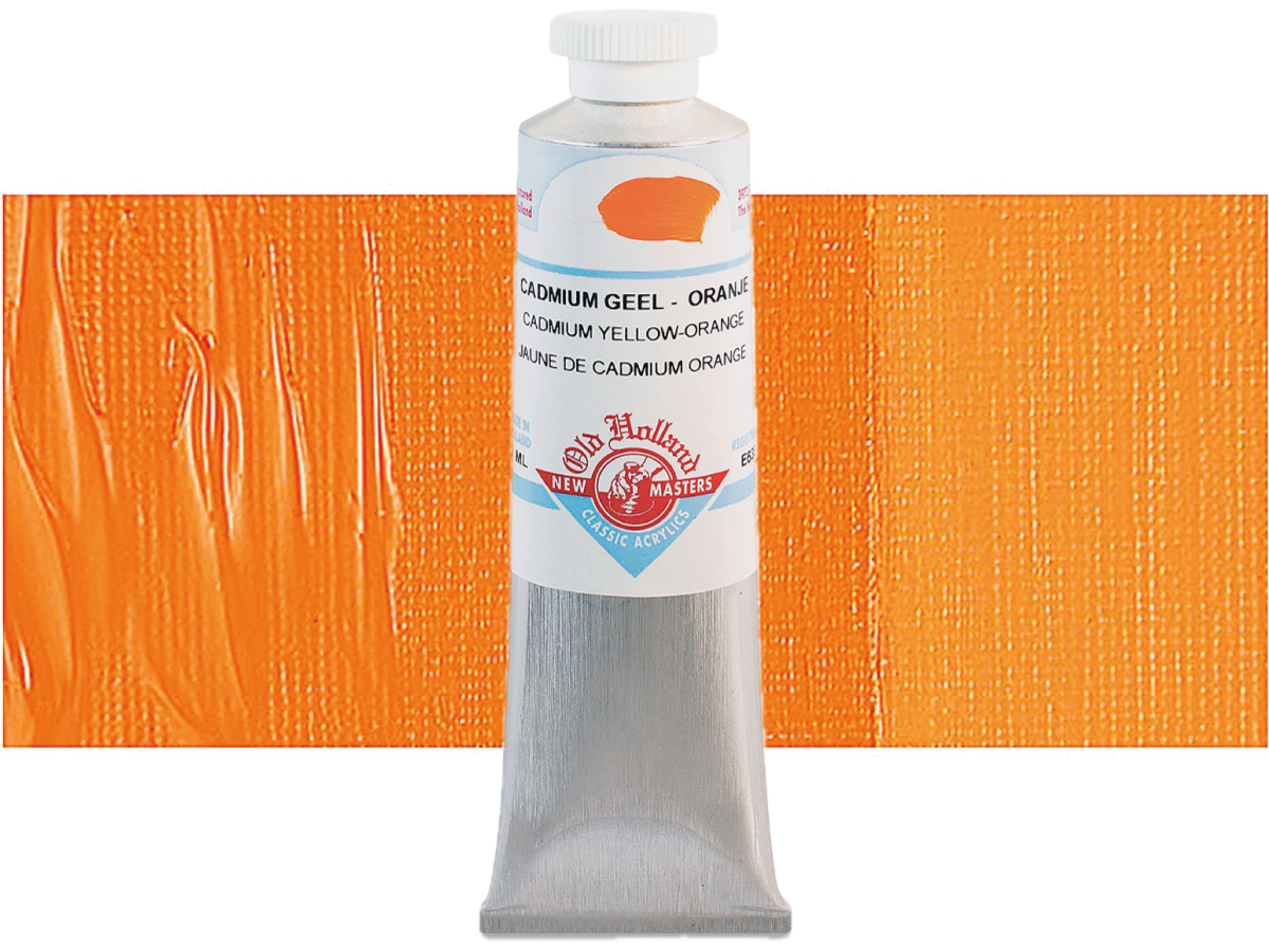 NEW MASTERS ACRYL 60ML CADMIUM YELLOW-ORANGE 638 1