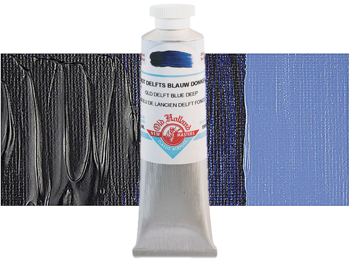 NEW MASTERS ACRYL 60ML OLD DELFT BLUE DEEP 669 1