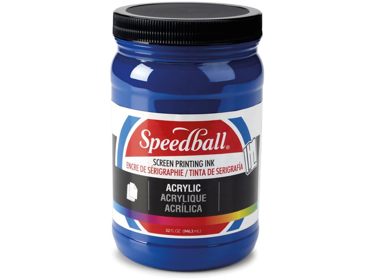 SPEEDBALL ACRYL SIEBDRUCKFARBE 946ML - PROCESS CYAN 017 1