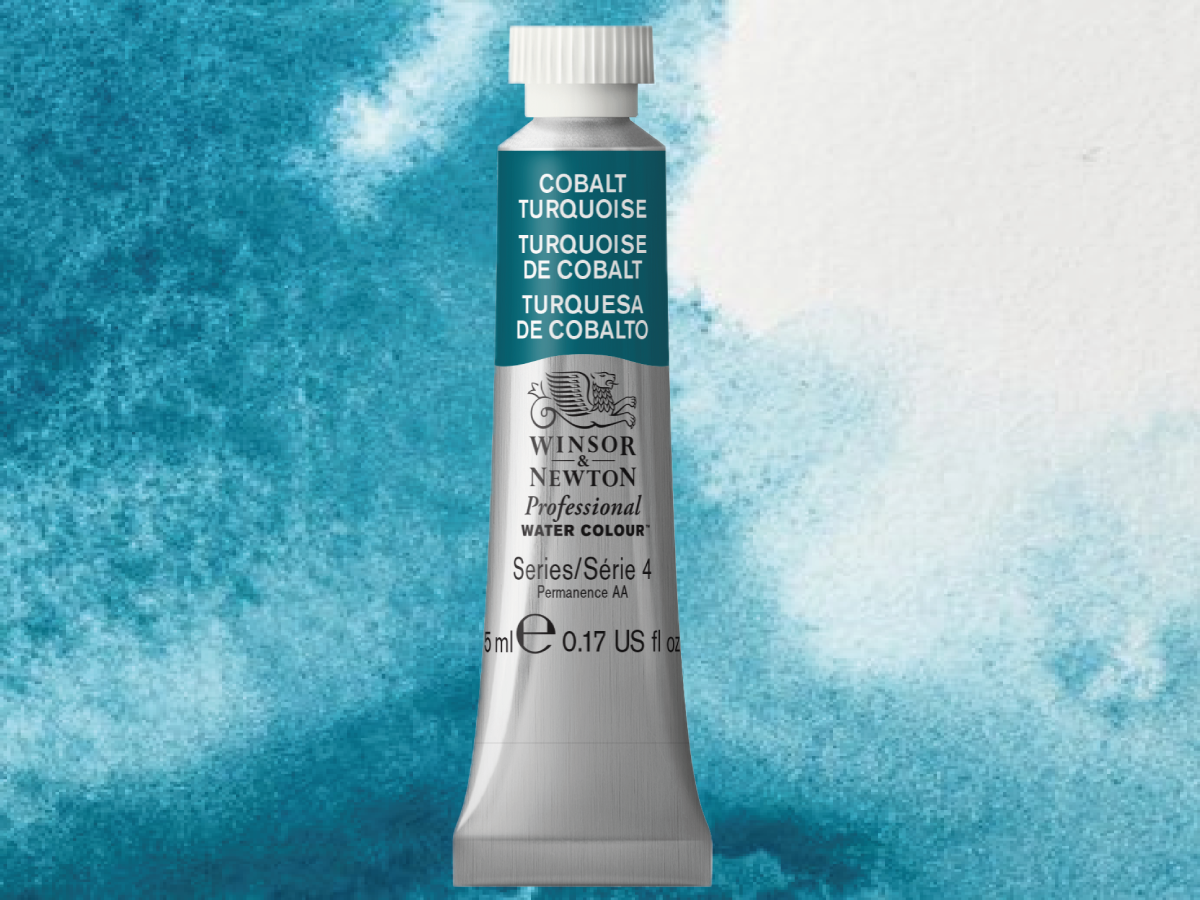 WINSOR & NEWTON AQUARELLFARBE 5ML 190 KOBALTTÜRKIS 1