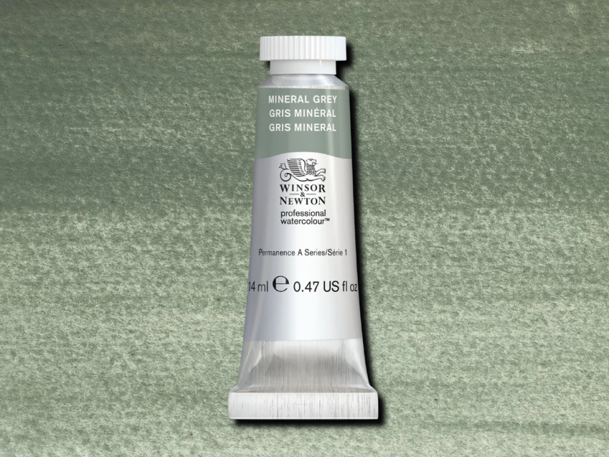 WINSOR & NEWTON AQUARELLFARBE 14ML S1 MINERAL GREY 1