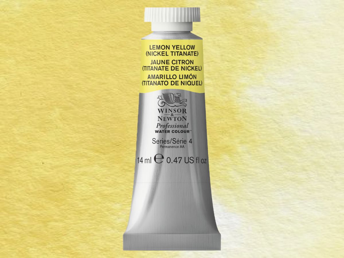 WINSOR & NEWTON AQUARELLFARBE 14ML 347 LEMON YELLOW HUE 1