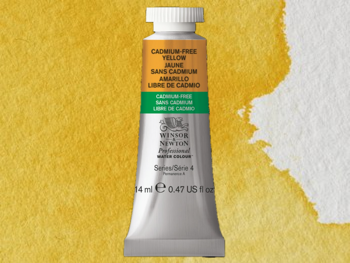 WINSOR & NEWTON AQUARELLFARBE 14ML 890 CADMIUM FREE YELLOW 1