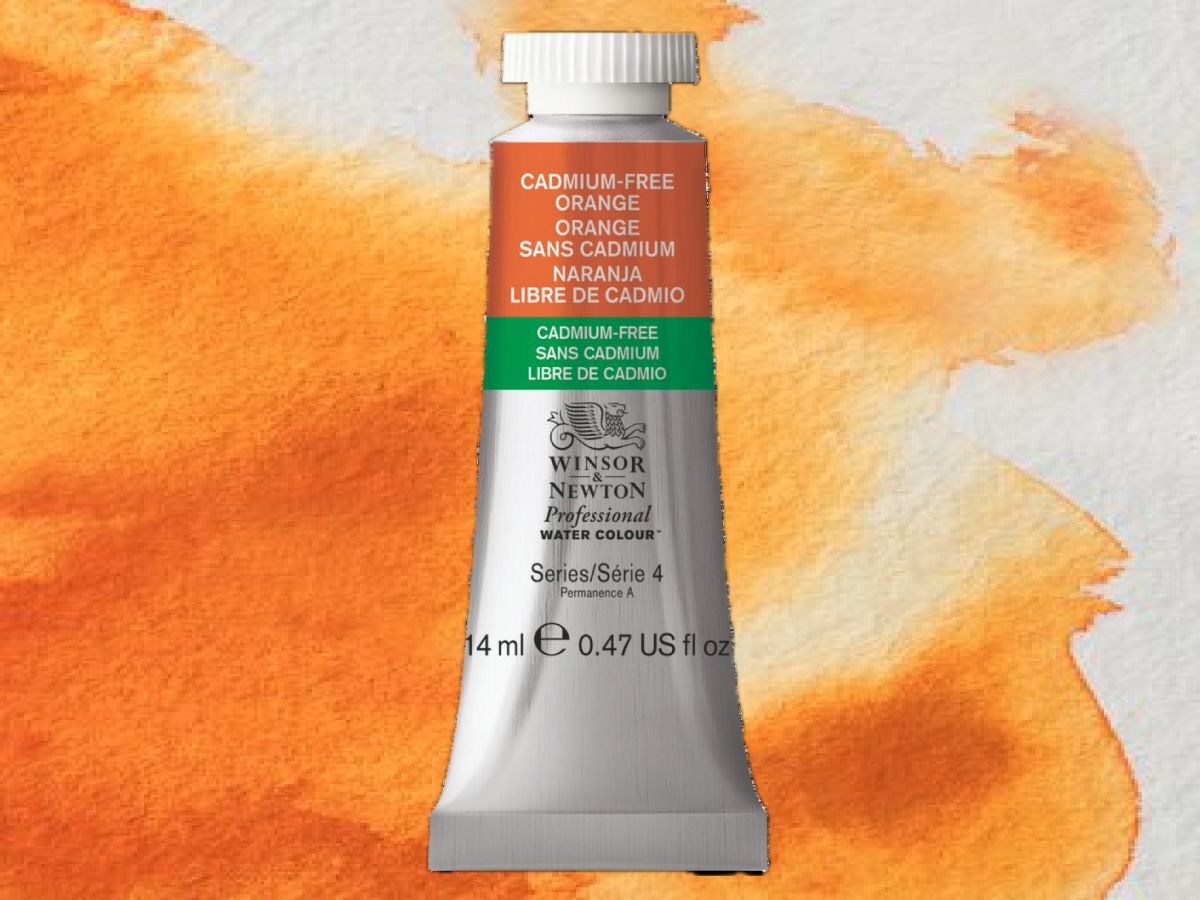 WINSOR & NEWTON AQUARELLFARBE 14ML 899 CADMIUM FREE ORANGE 1