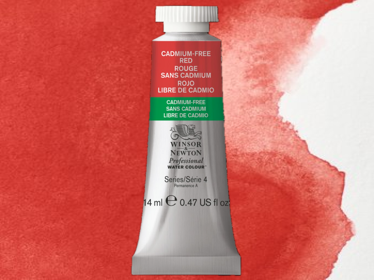 WINSOR & NEWTON AQUARELLFARBE 14ML 901 CADMIUM FREE RED 1