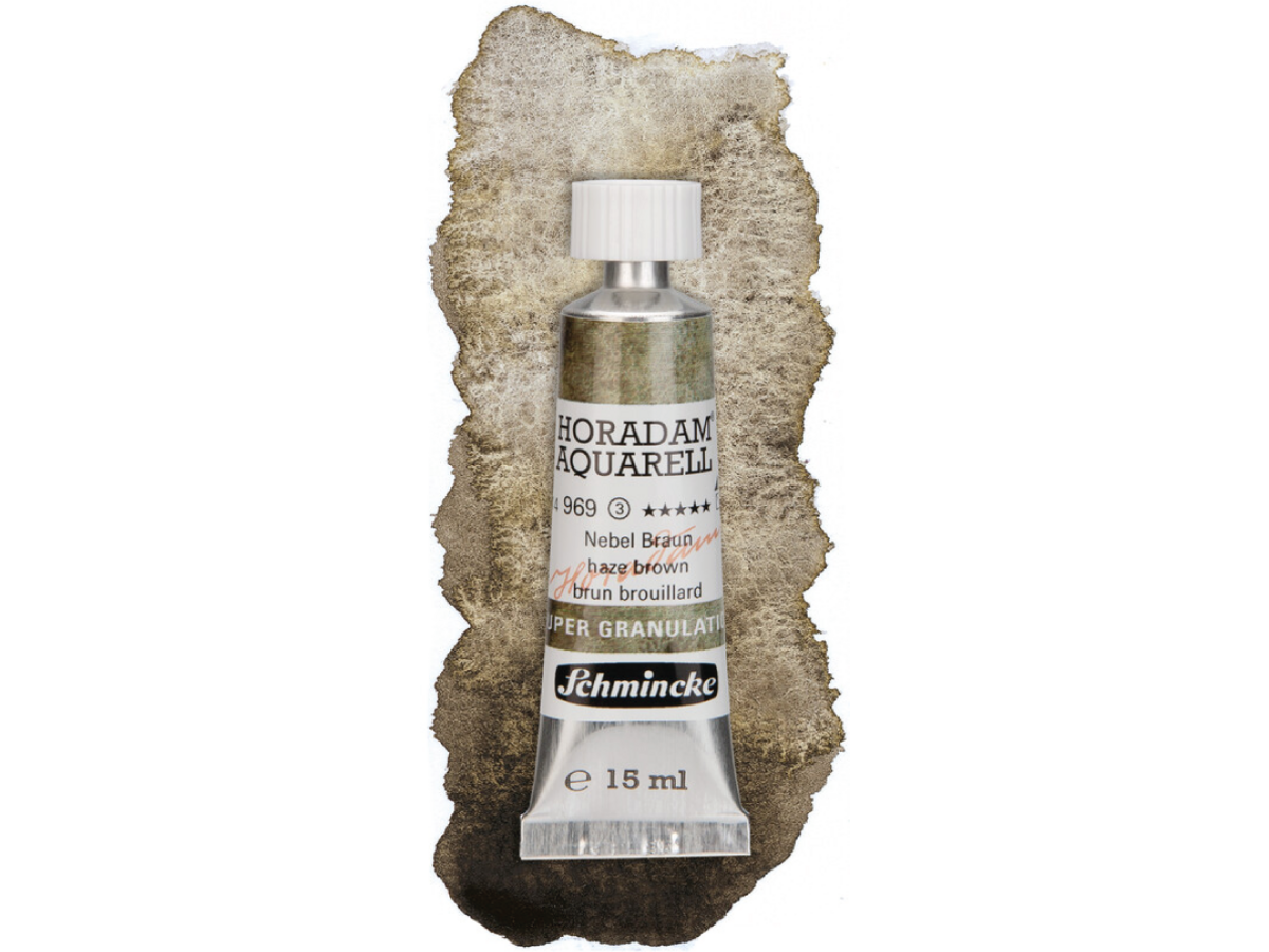 SCHMINCKE HORADAM AQUARELL SUPERGRANULATION 15ML 969 NEBEL BRAUN 1