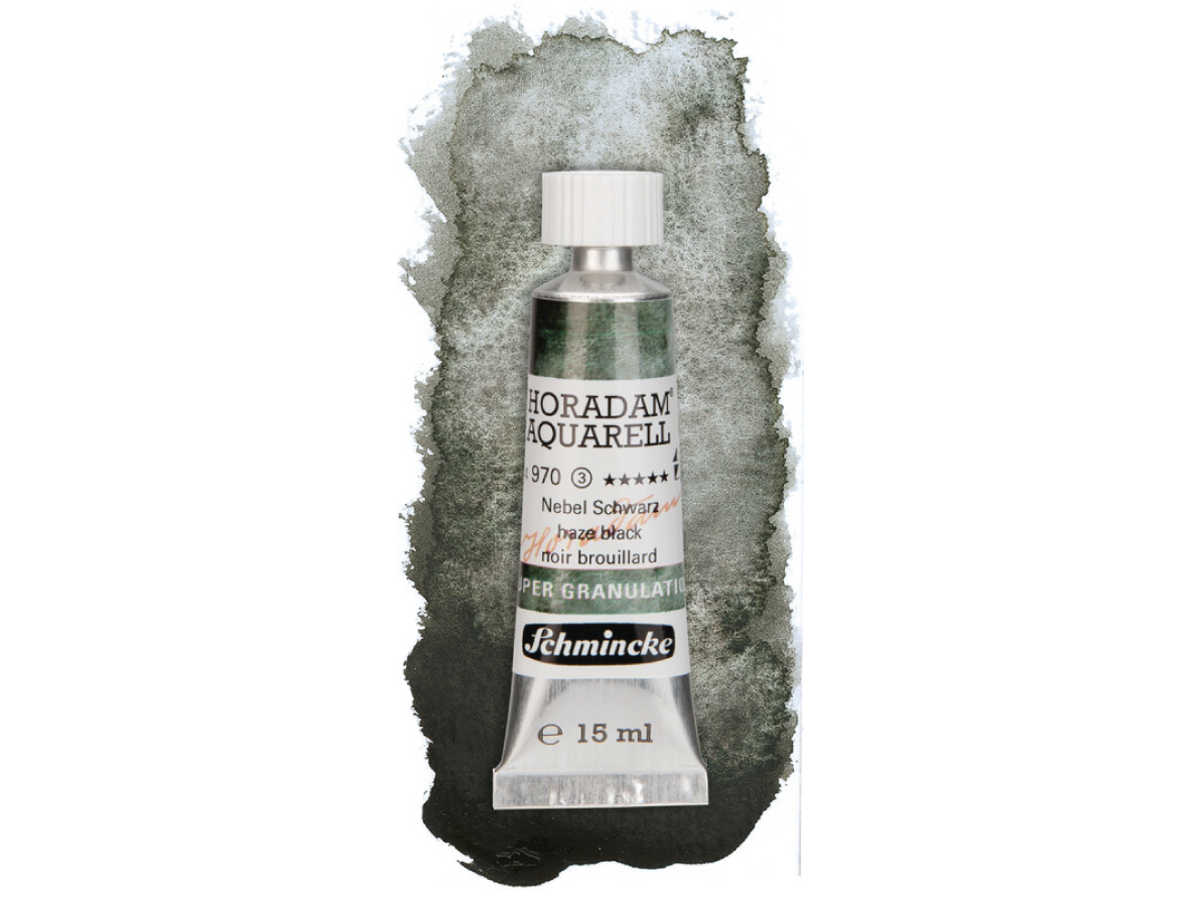 SCHMINCKE HORADAM AQUARELL SUPERGRANULATION 15ML 970 NEBEL SCHWARZ 1