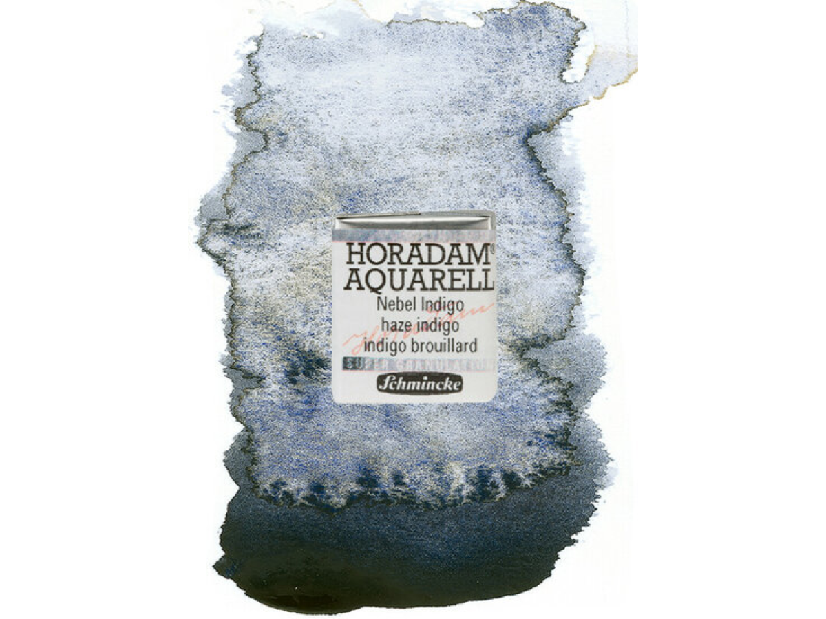 SCHMINCKE HORADAM AQUARELL 1/2 NAPF S3 968 HAZE INDIGO 1