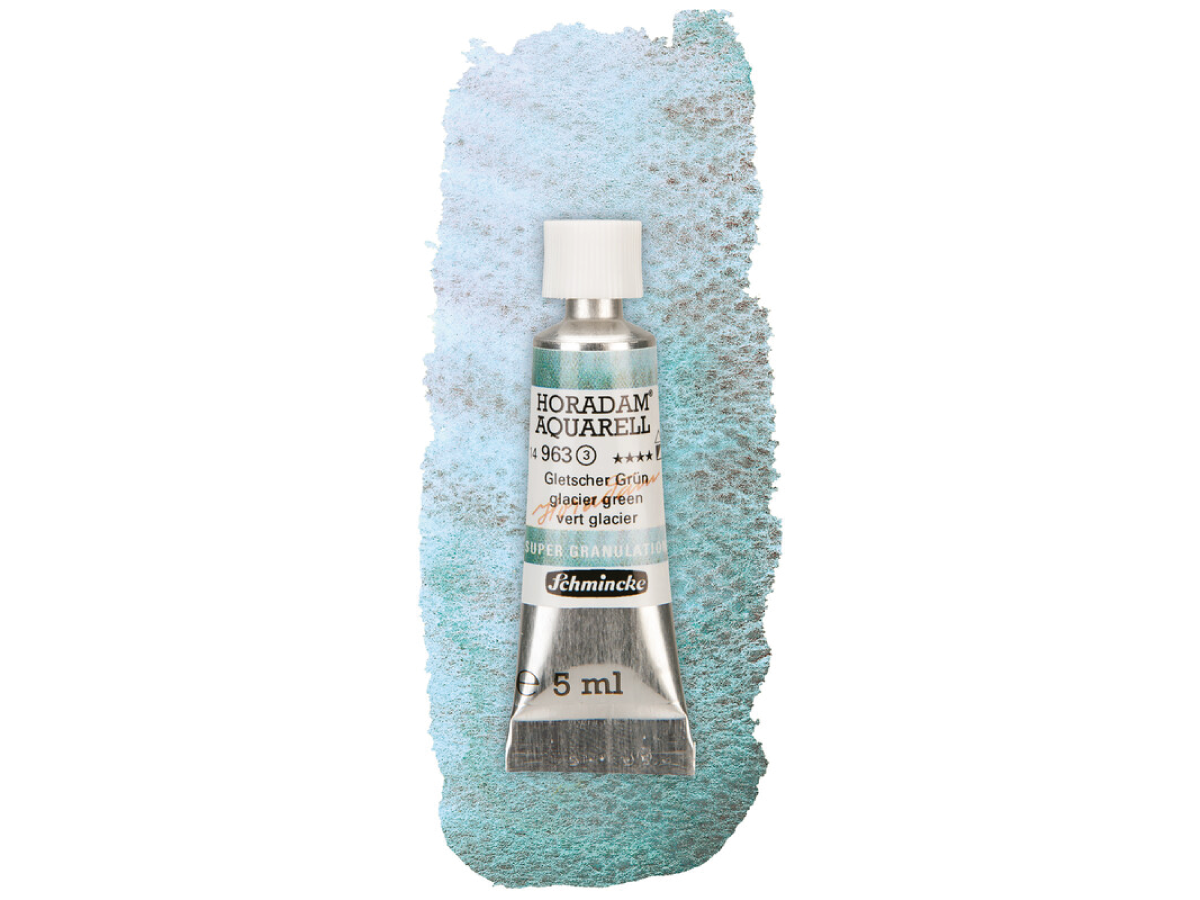 SCHMINCKE HORADAM AQUARELL SUPERGRANULATION 5ML 963 GLETSCHER GRÜN 1