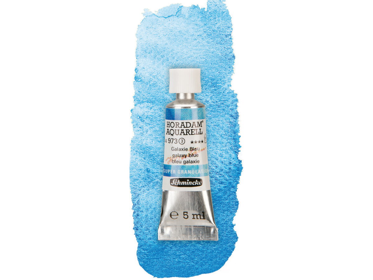 SCHMINCKE HORADAM AQUARELL SUPERGRANULATION 5ML 973 GALAXIE BLAU 1