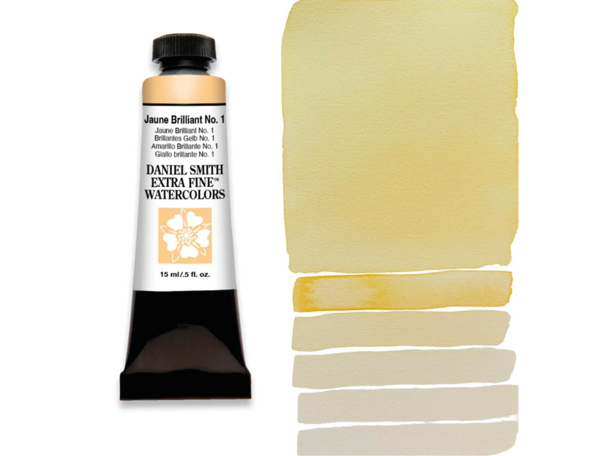 DANIEL SMITH WATERCOLOUR 15ML 256 A1 JAUNE BRILLIANT NO. 1 1