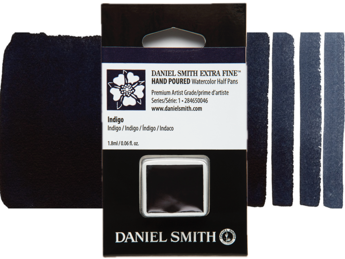 DANIEL SMITH AQUARELLFARBE 1/2 NAPF S1 046 INDIGO 1