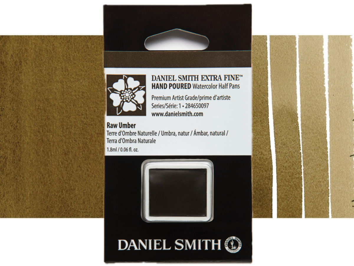 DANIEL SMITH AQUARELLFARBE 1/2 NAPF S1 097 RAW UMBER 1