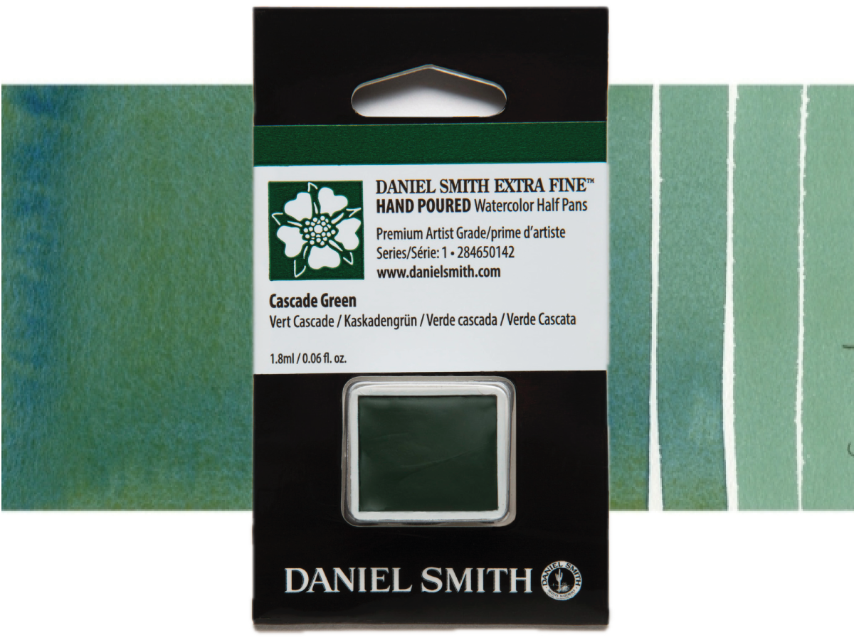 DANIEL SMITH AQUARELLFARBE 1/2 NAPF S1 142 CASCADE GREEN 1