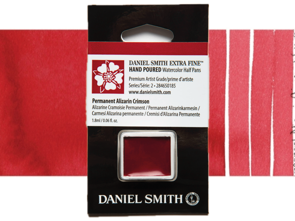 DANIEL SMITH AQUARELLFARBE 1/2 NAPF S2 185 PERMANENT ALIZARIN CRIMSON 1