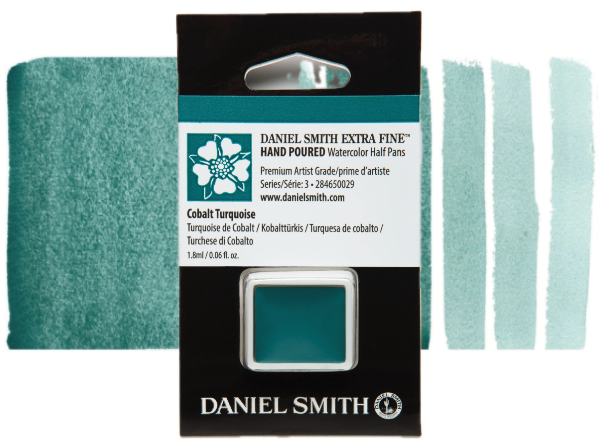 DANIEL SMITH AQUARELLFARBE 1/2 NAPF S3 029 COBALT TURQUOISE 1