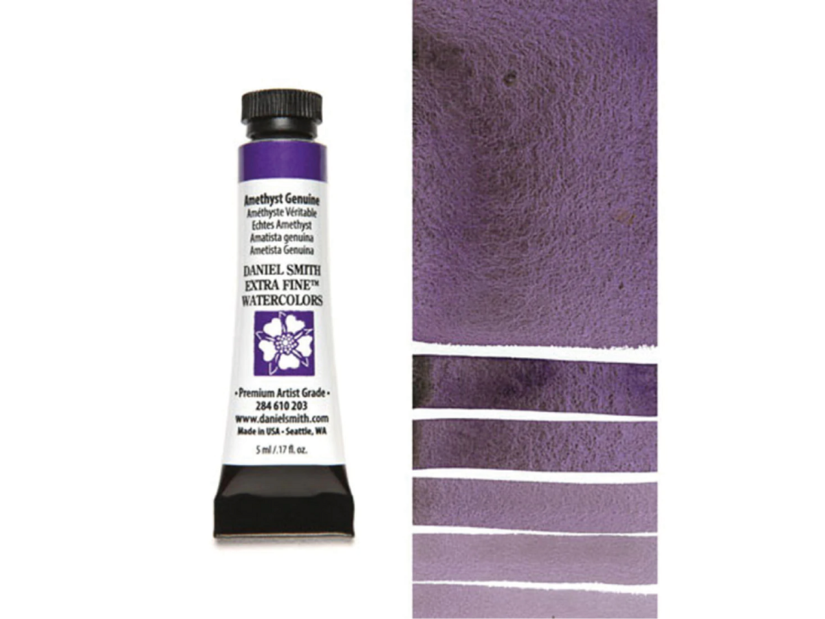DANIEL SMITH WATERCOLOUR 5ML 203 S4 AMETHYST GENUINE 1
