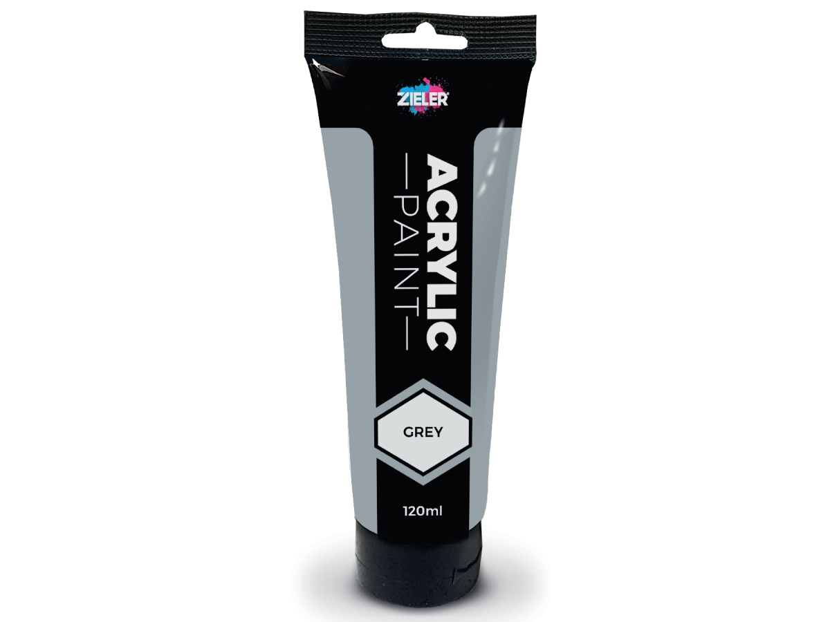 ZIELER ACRYLVERF 120ML GRAU 1