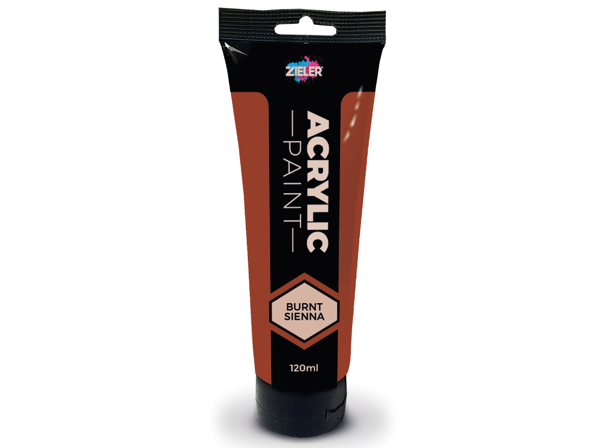 ZIELER ACRYLFARBE 120ML SIENA GEBRANNT 1