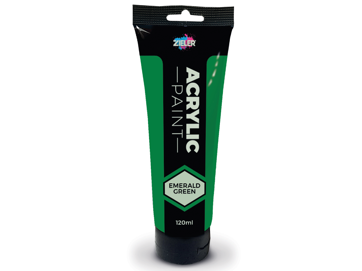 ZIELER ACRYLFARBE 120ML SMARAGDGRÜN 1