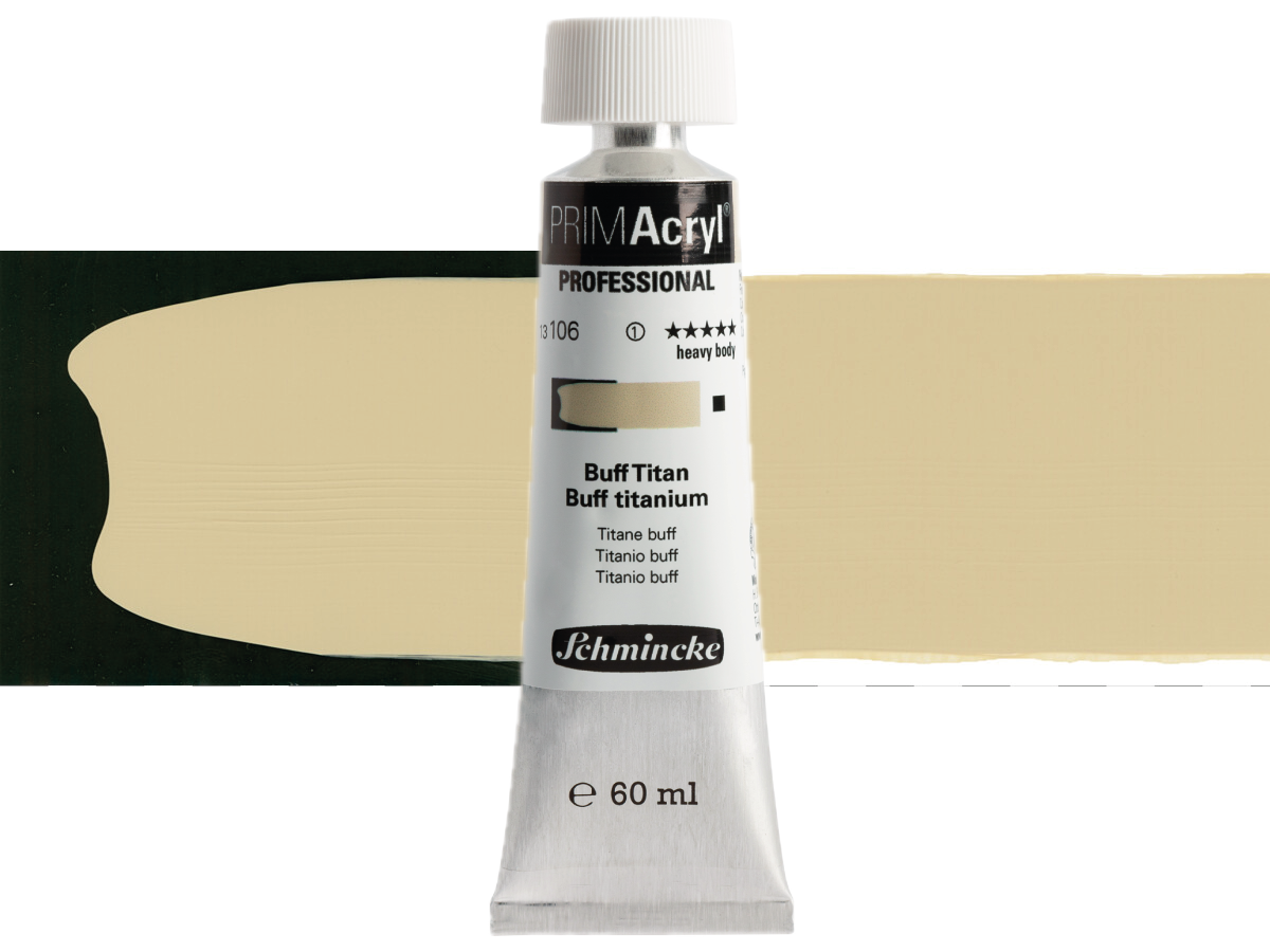 SCHMINCKE PRIMACRYL 60ML S1 106 BUFF TITANIUM 1