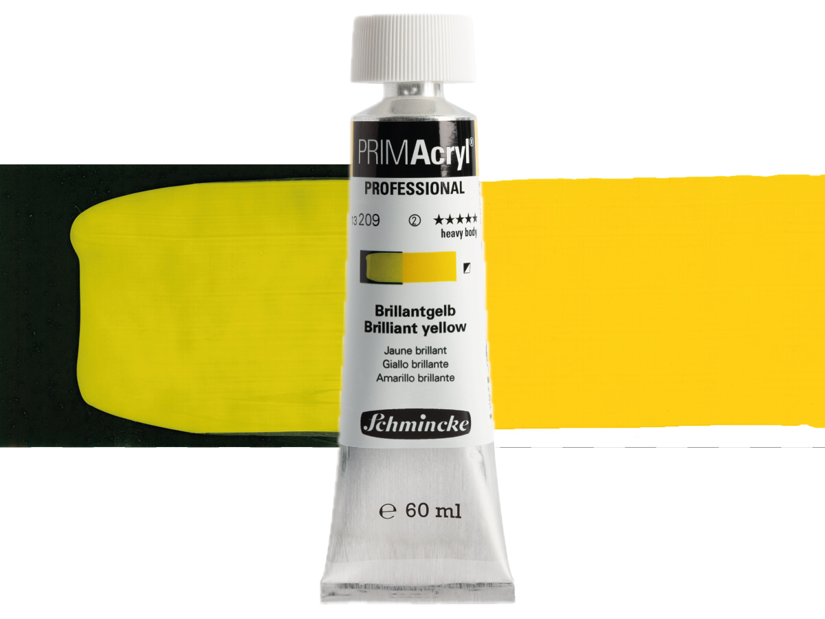 SCHMINCKE PRIMACRYL 60ML S2 209 BRILLIANT YELLOW 1