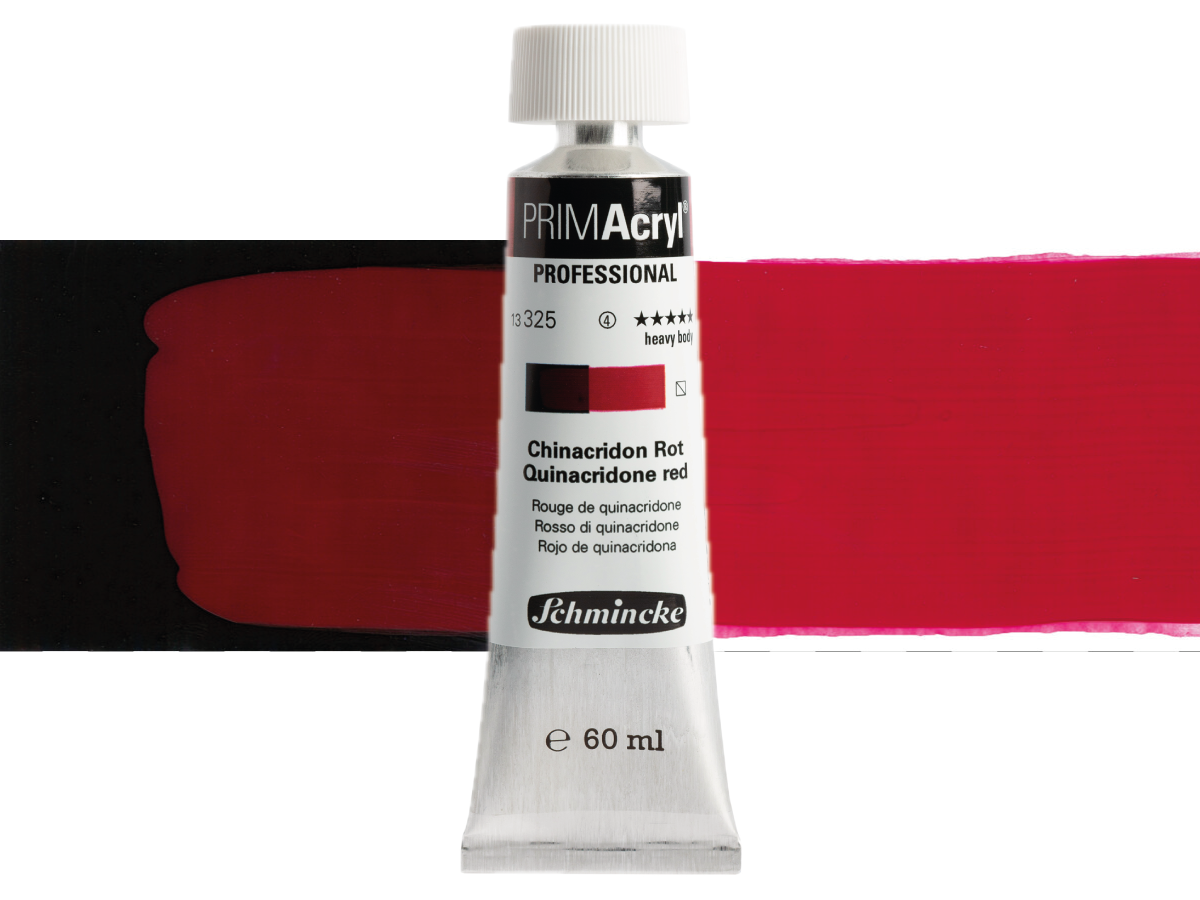 SCHMINCKE PRIMACRYL 60ML S4 325 QUINACRIDONE RED 1