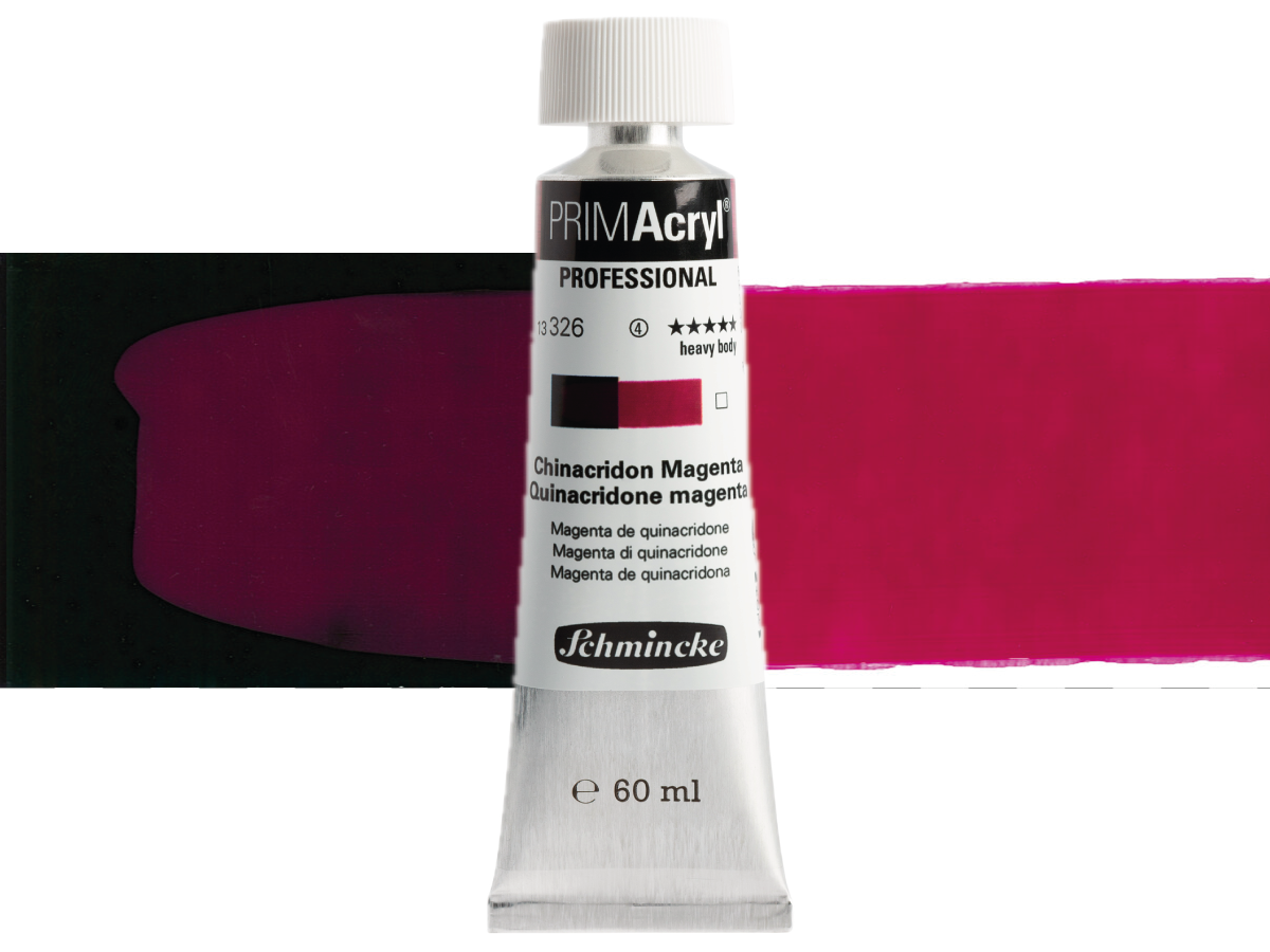 SCHMINCKE PRIMACRYL 60ML S4 326 QUINACRIDONE MAGENTA 1